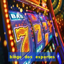 bingo dos esportes para imprimir